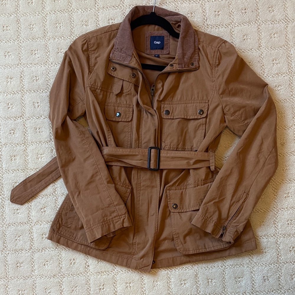 GAP Tan Belted Utility Jacket